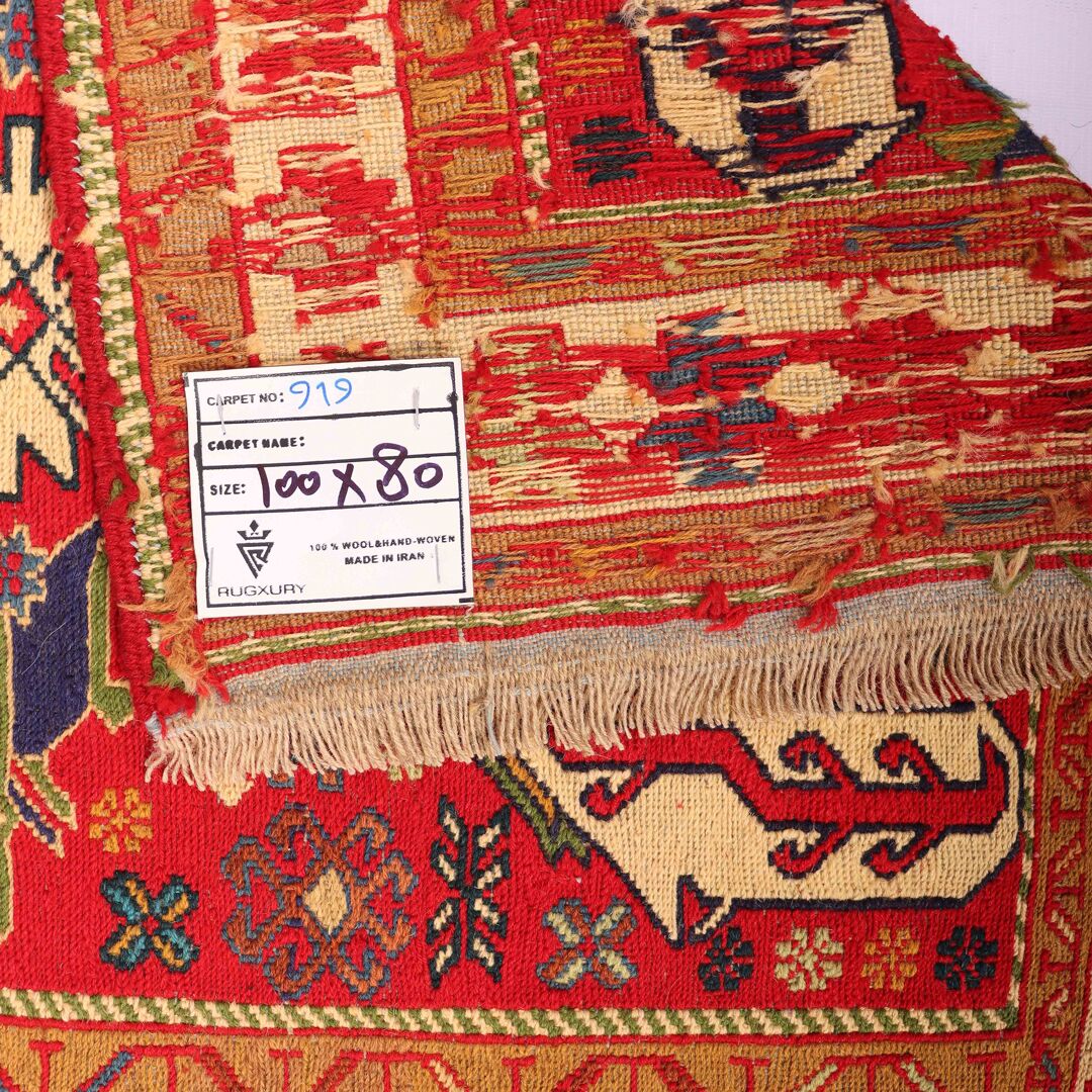 1x0.8M Persian Sumak Kilim Rug - Image 4