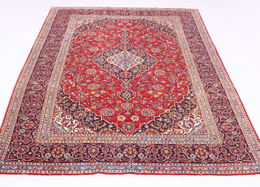 3.3x2.2M Traditional Persian Kashan Rug - Image 2