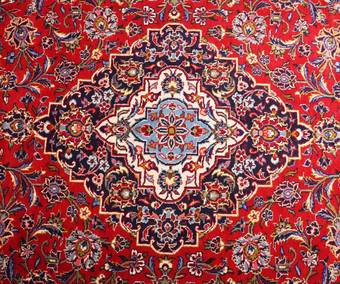 3.3x2.2M Traditional Persian Kashan Rug - Image 4