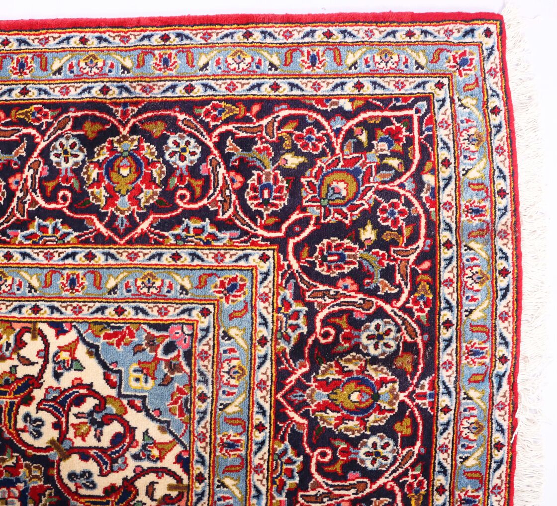 3.3x2.2M Traditional Persian Kashan Rug - Image 6