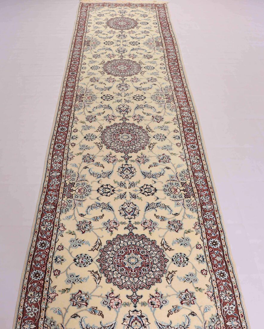 4m Persian Original Nain Hall Runner (6La) - Image 2