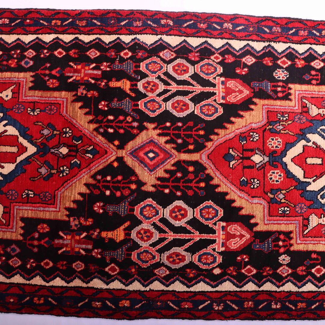 5M Tribal Nahavand Persian Runner - Image 4