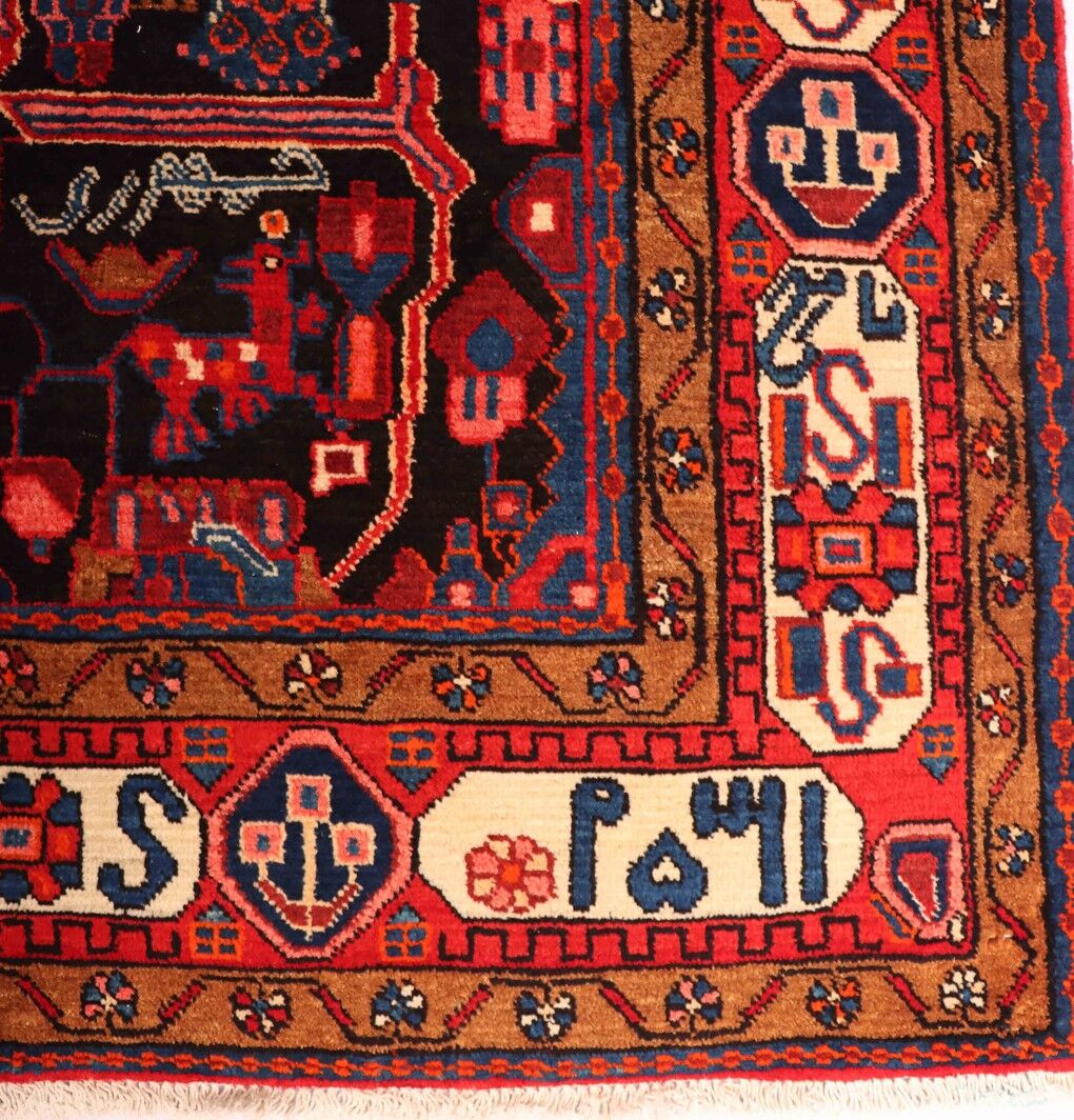 2.8x1.6M Tribal Nahavand Rug - Image 8