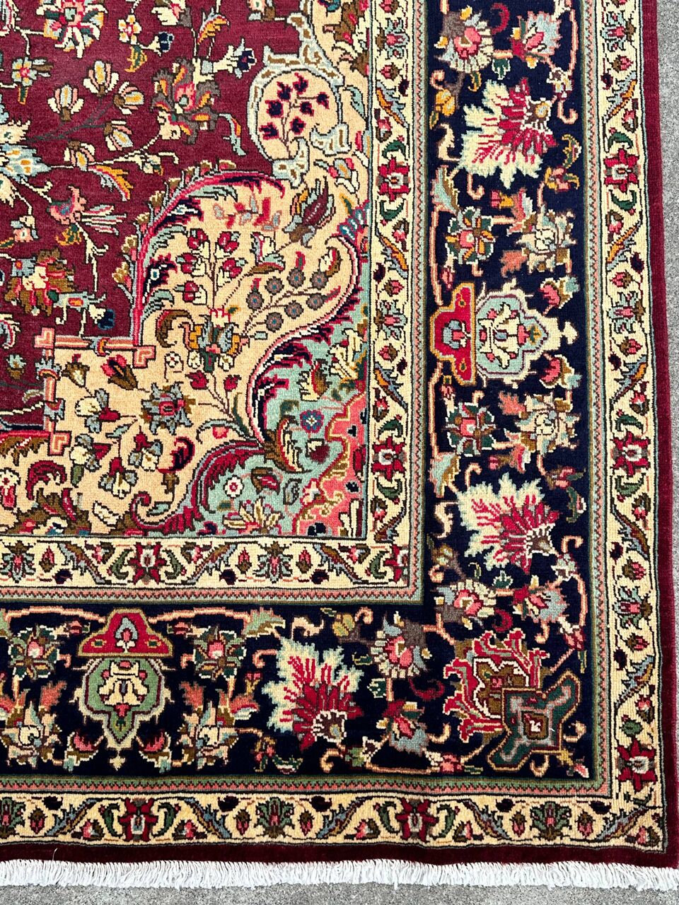 3.7x2.5M Persian Tabriz Rug - Image 8