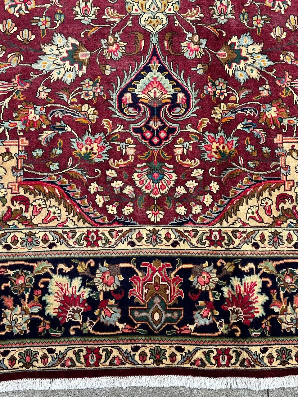 3.7x2.5M Persian Tabriz Rug - Image 7