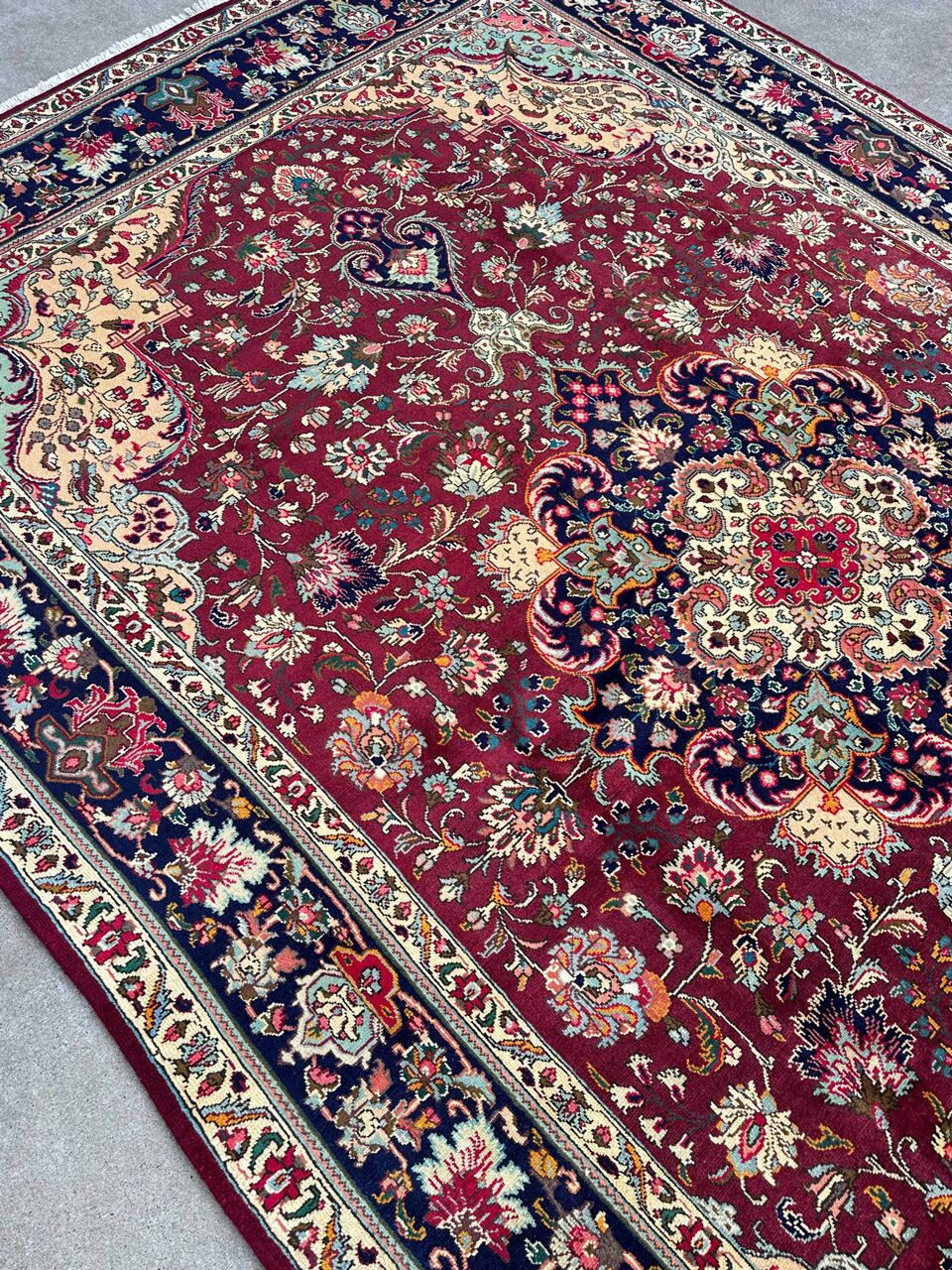 3.7x2.5M Persian Tabriz Rug - Image 5