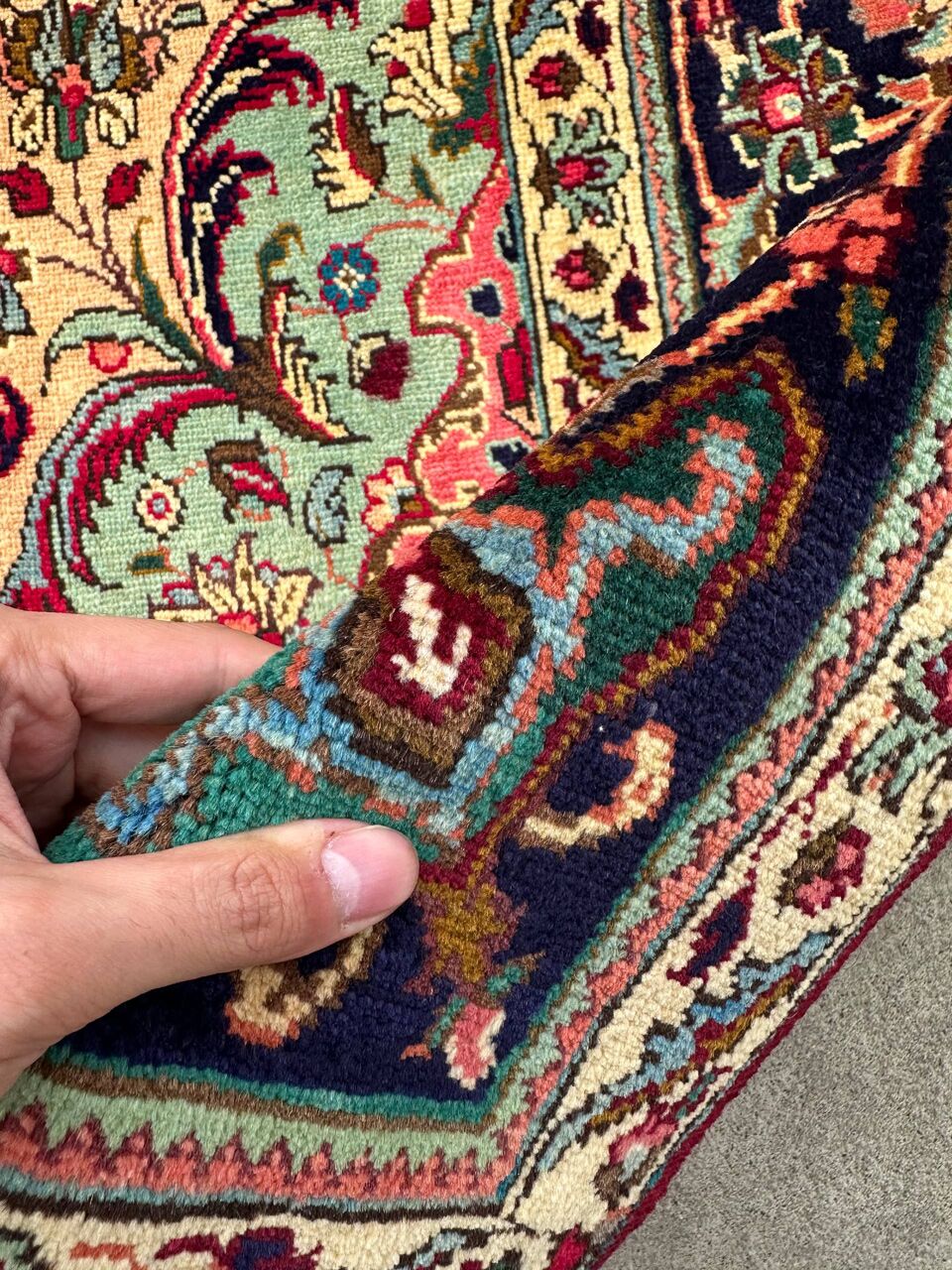 3.7x2.5M Persian Tabriz Rug - Image 12