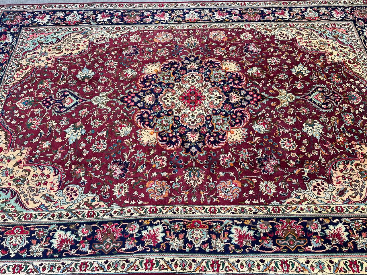 3.7x2.5M Persian Tabriz Rug - Image 11