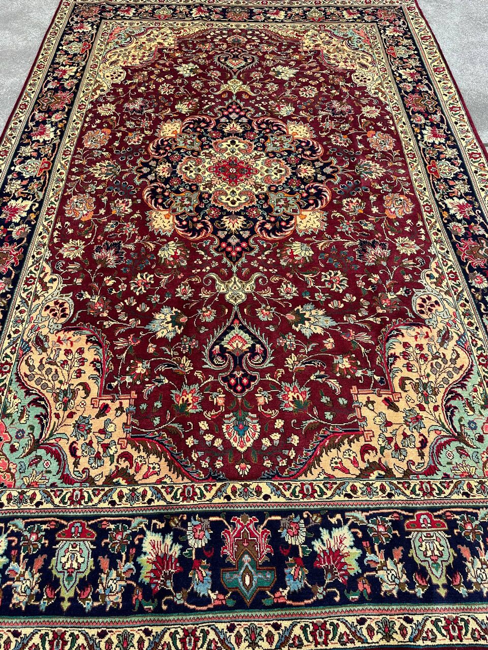 3.7x2.5M Persian Tabriz Rug - Image 10