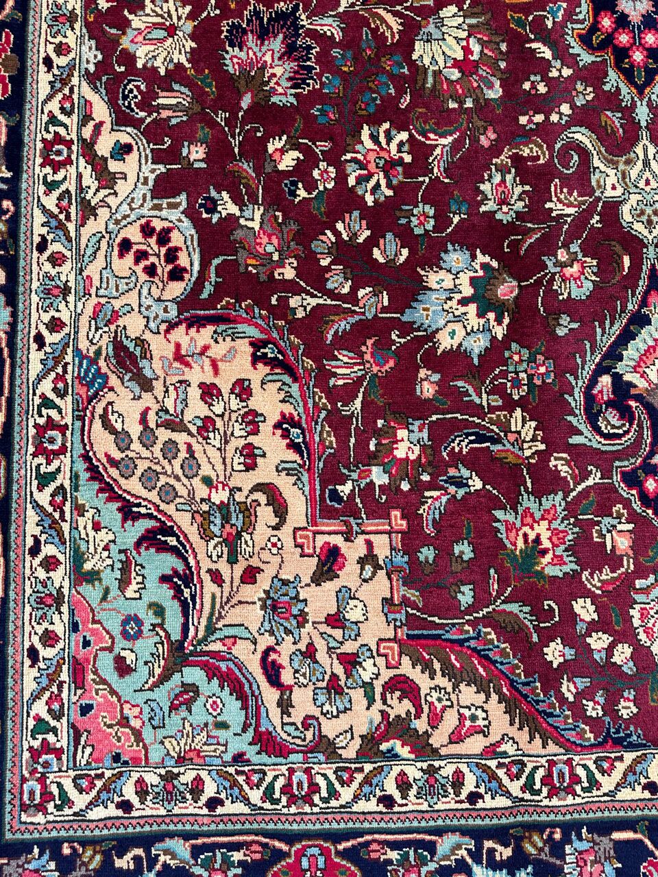 3.7x2.5M Persian Tabriz Rug - Image 9