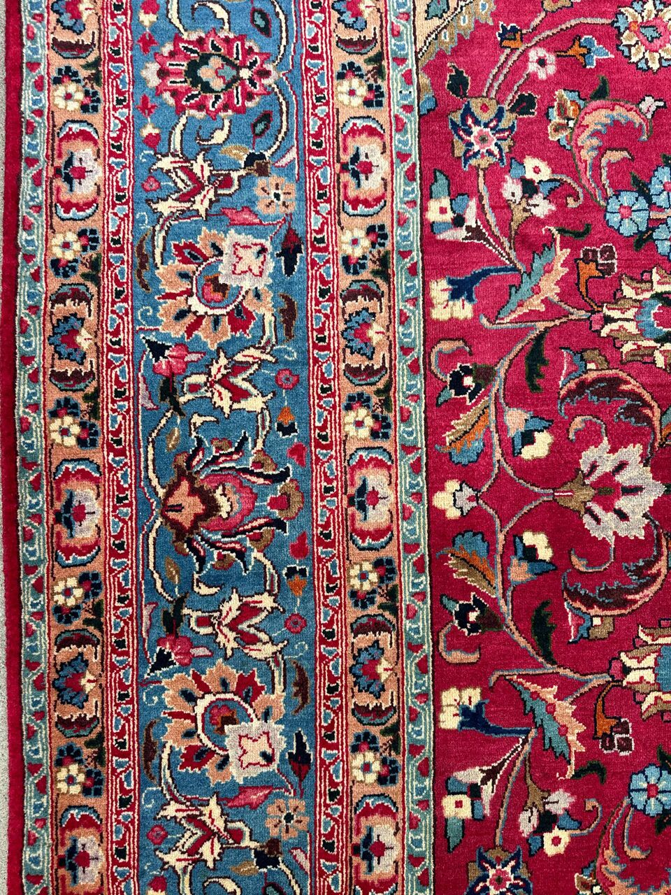 3.3x2.5M Antique Masterpiece Kashmar Persian Rug - Image 8