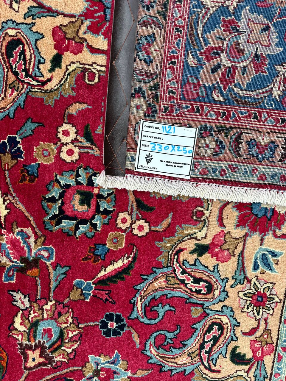 3.3x2.5M Antique Masterpiece Kashmar Persian Rug - Image 12
