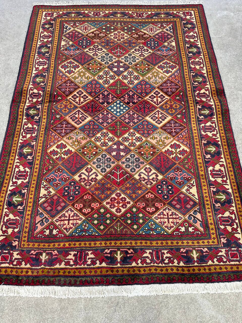 2x1.4M Persian Joshaghan Rug - Image 2