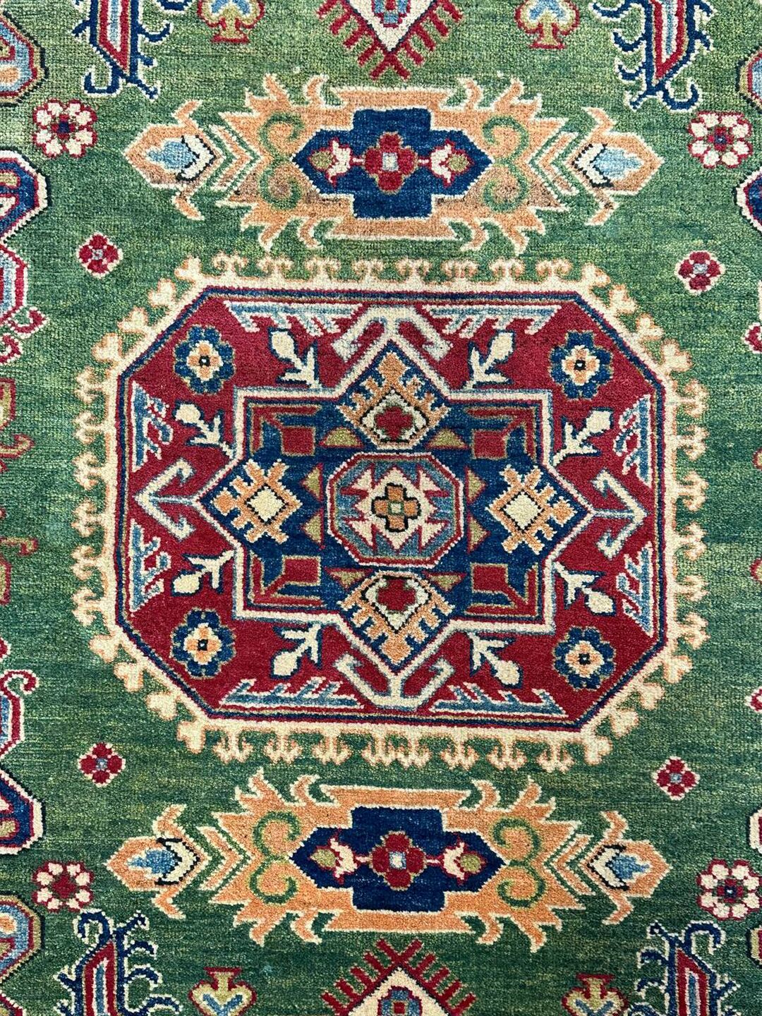2.9×2 M Afghan Kazak Rug - Image 8
