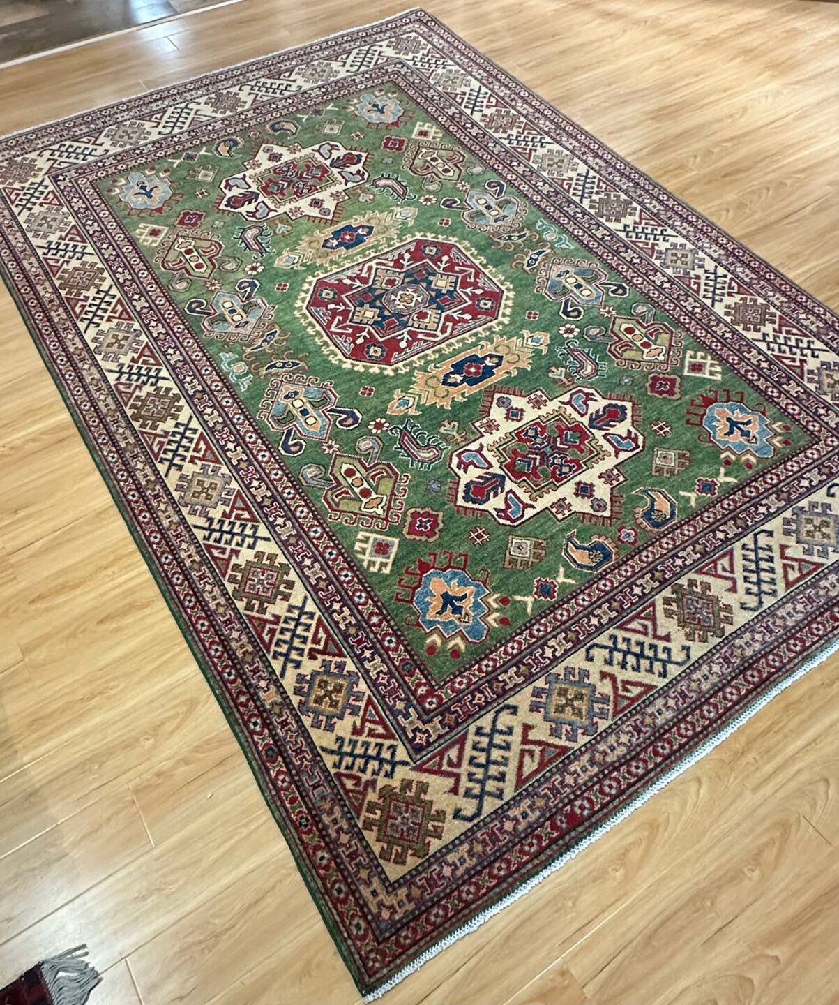 2.9×2 M Afghan Kazak Rug - Image 4