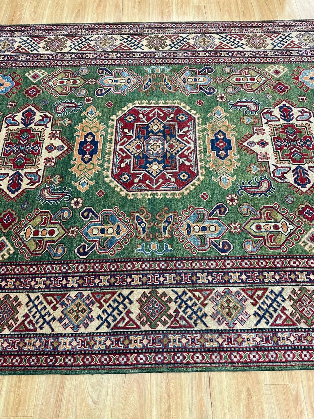 2.9×2 M Afghan Kazak Rug - Image 11