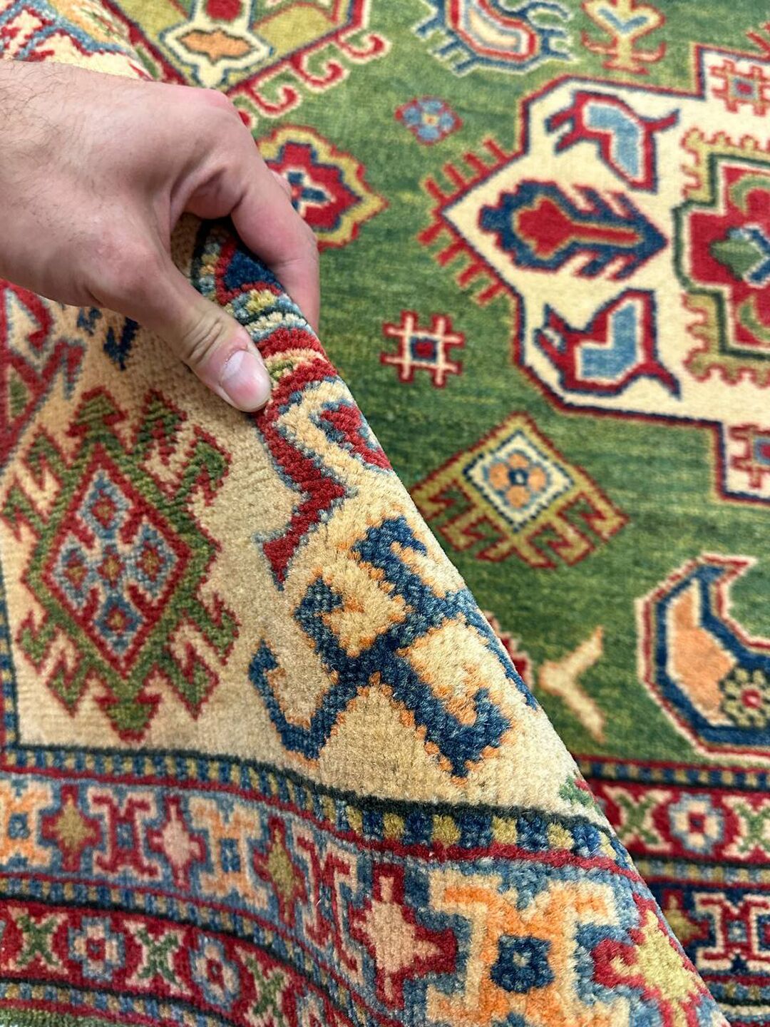 2.9×2 M Afghan Kazak Rug - Image 10