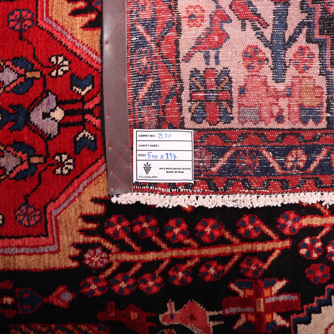 5M Tribal Nahavand Persian Runner - Image 10