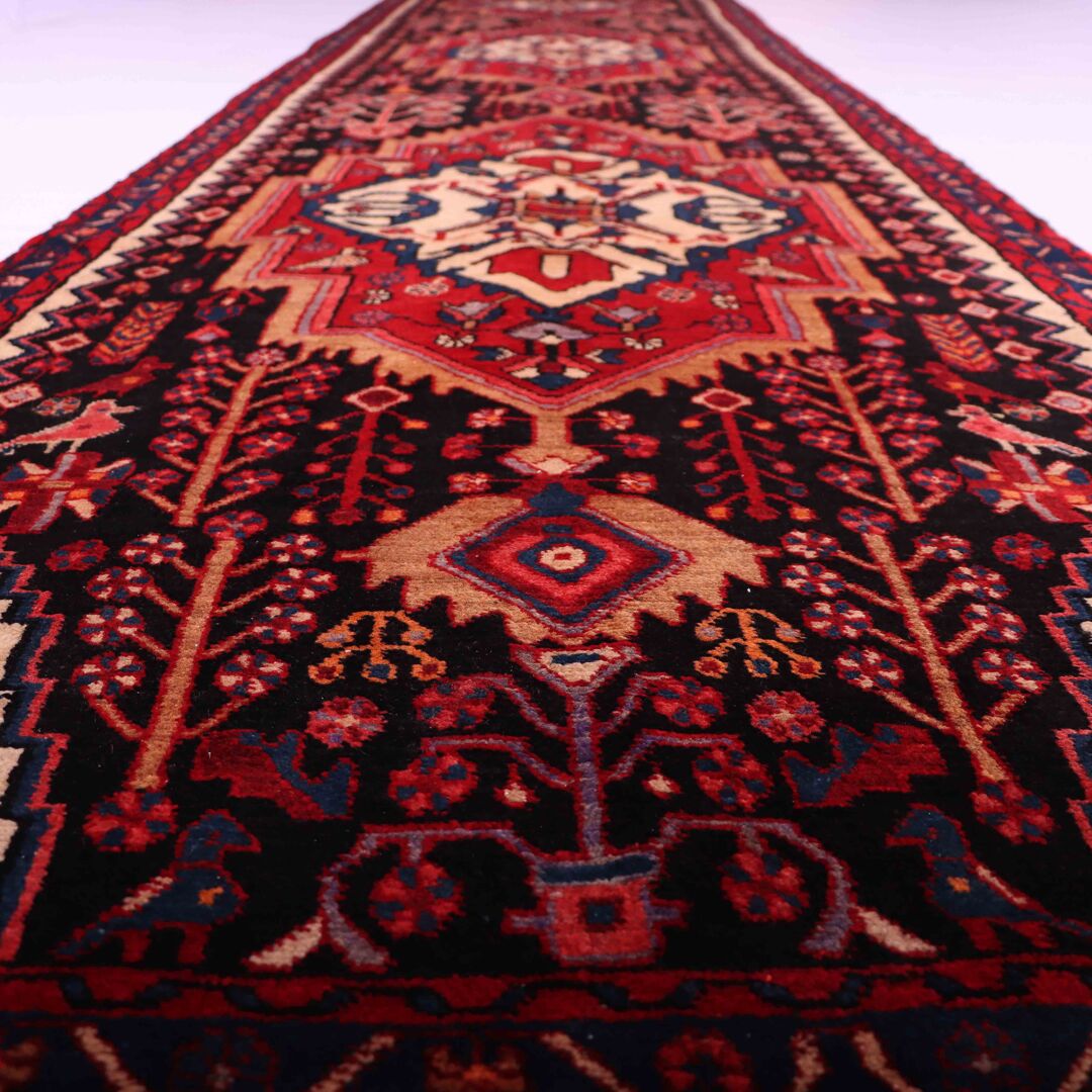 5M Tribal Nahavand Persian Runner - Image 6