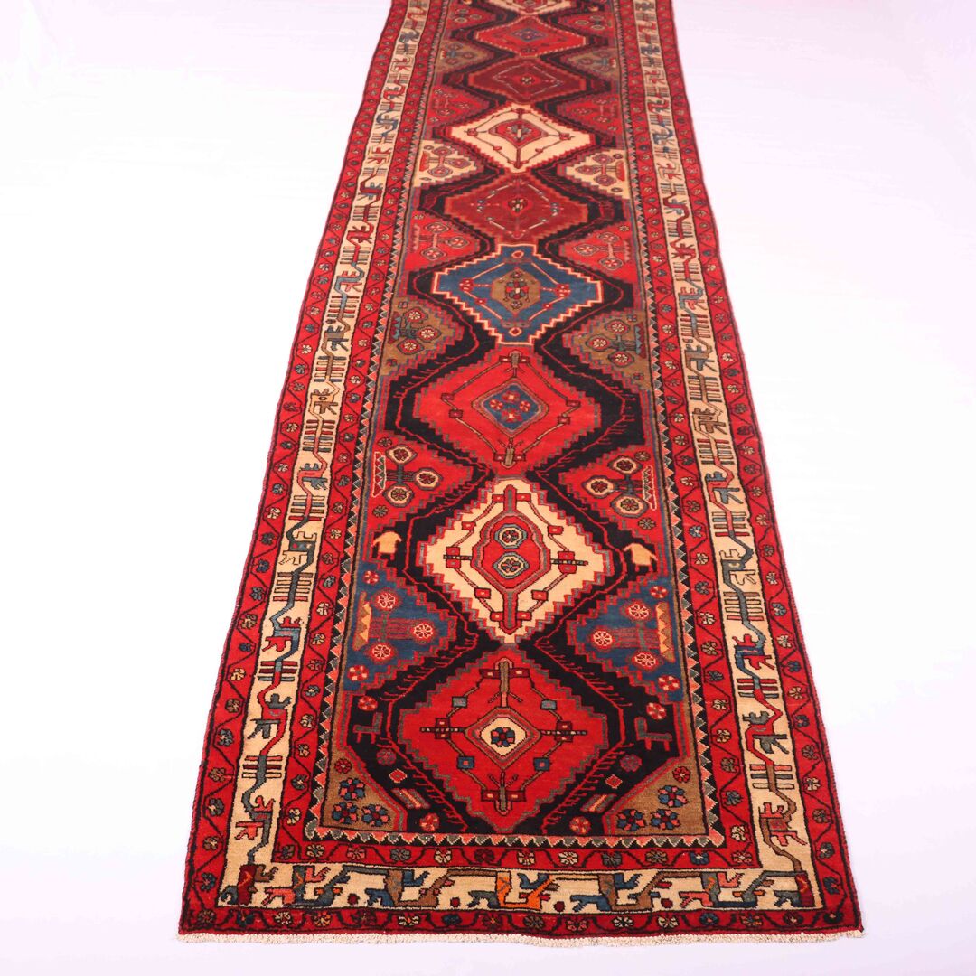 5M Tribal Nahavand Persian Runner - Image 2