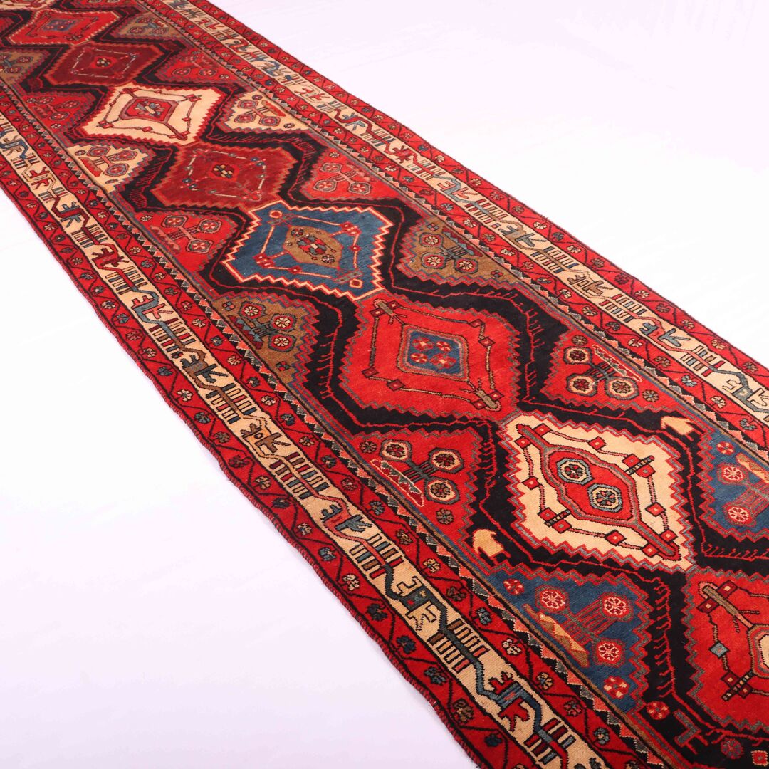 5M Tribal Nahavand Persian Runner - Image 4