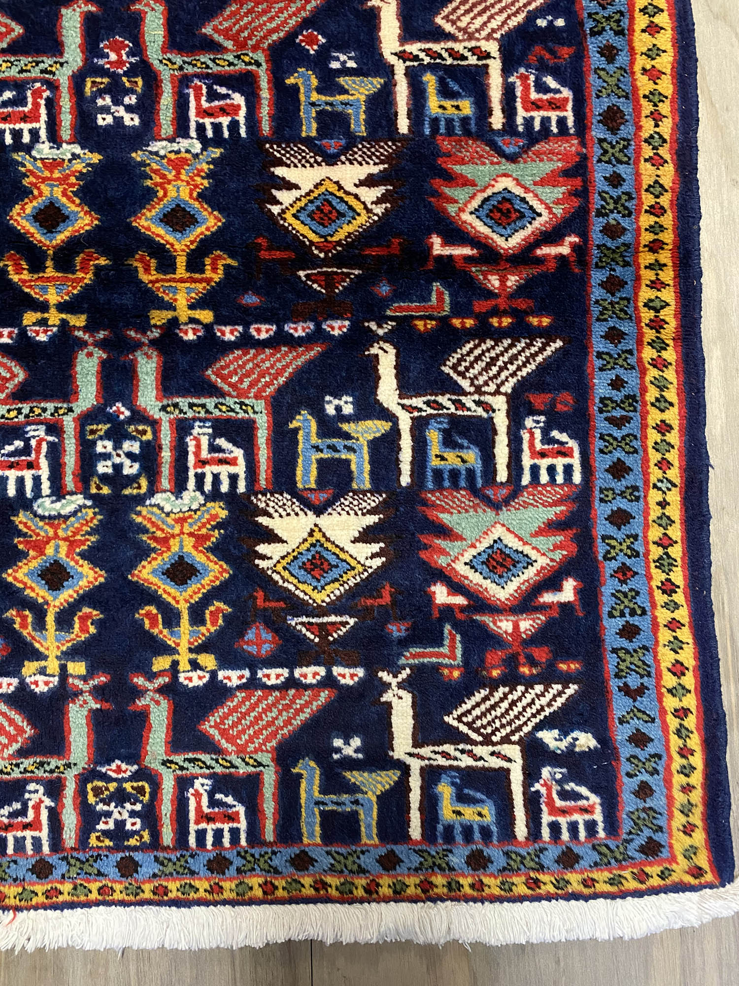 1x0.8M Hamedan Persian Rug - Image 2