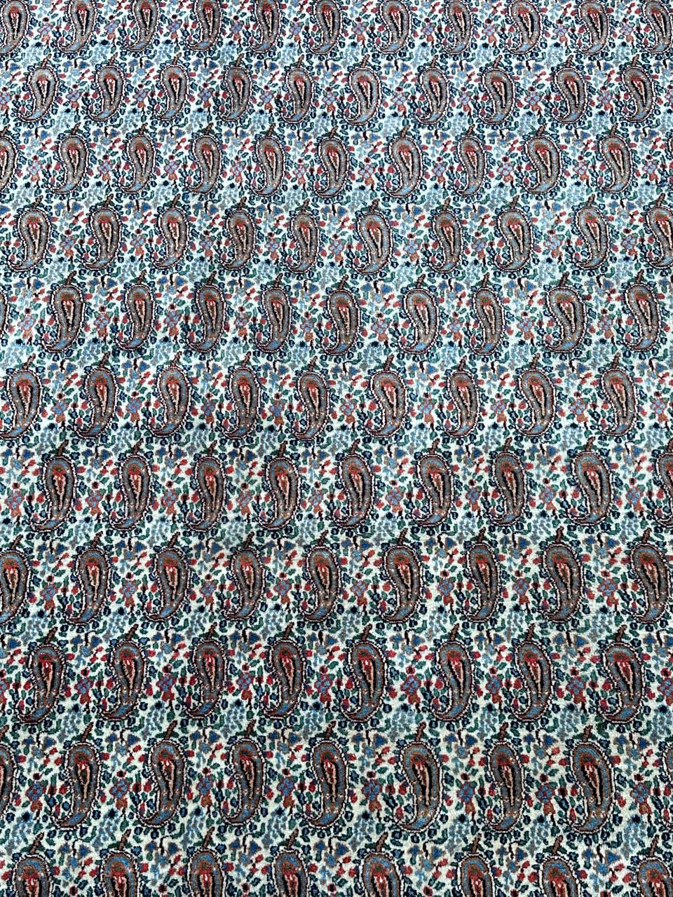 4x3M Fine Paisley Birjand Persian Rug - Image 7
