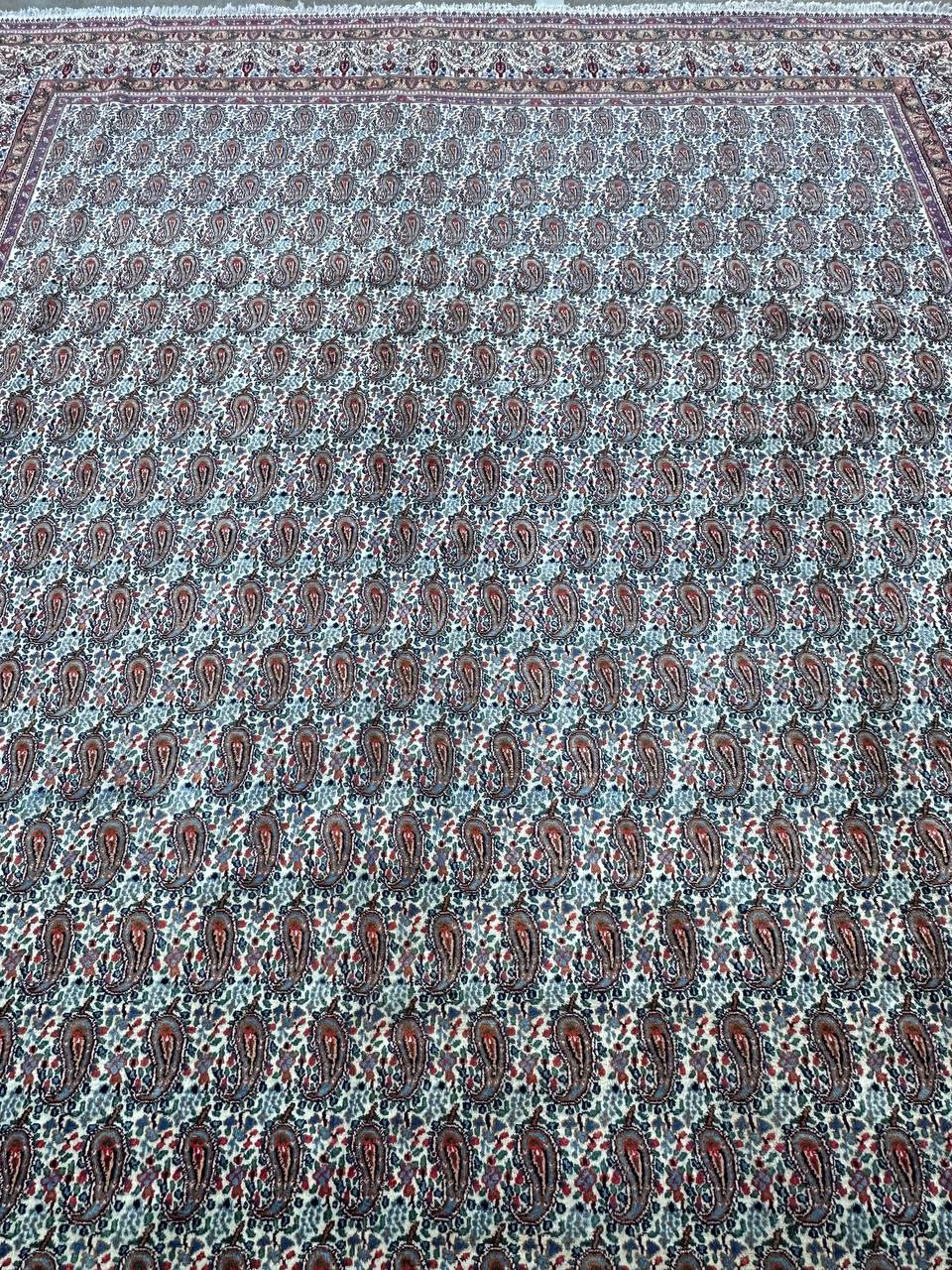 4x3M Fine Paisley Birjand Persian Rug - Image 4