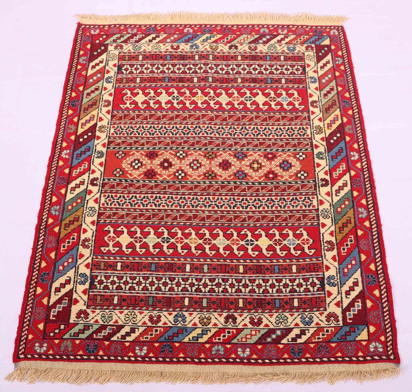 1x0.8M Persian Sumak Kilim Rug - Image 7