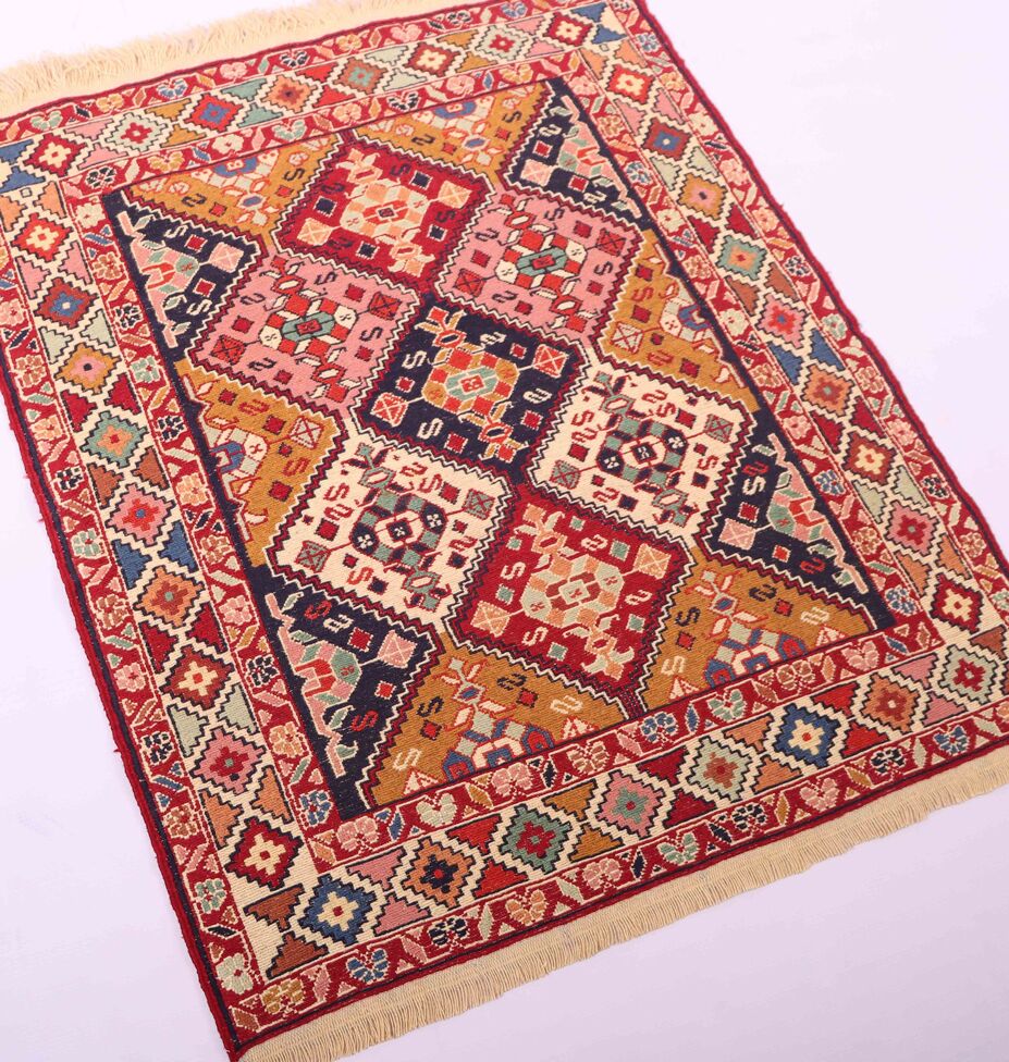 1x0.8M Persian Sumak Kilim Rug - Image 2