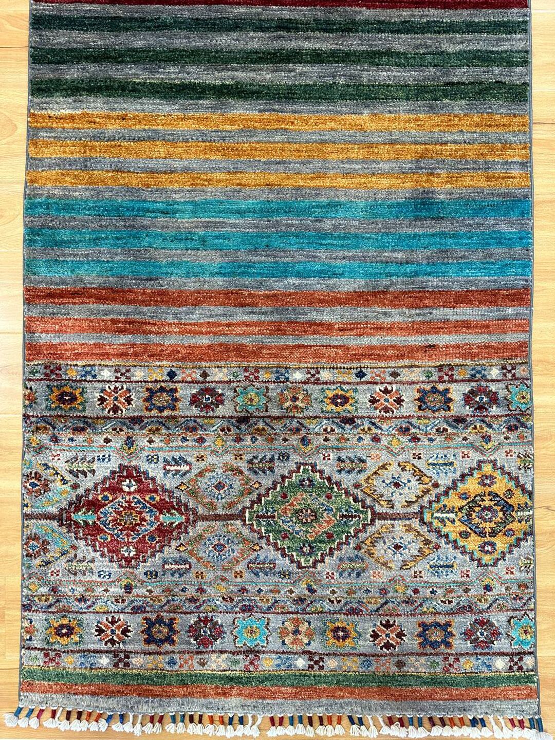 2.3 X 0.85 M Long Super Kazak Runner - Image 6