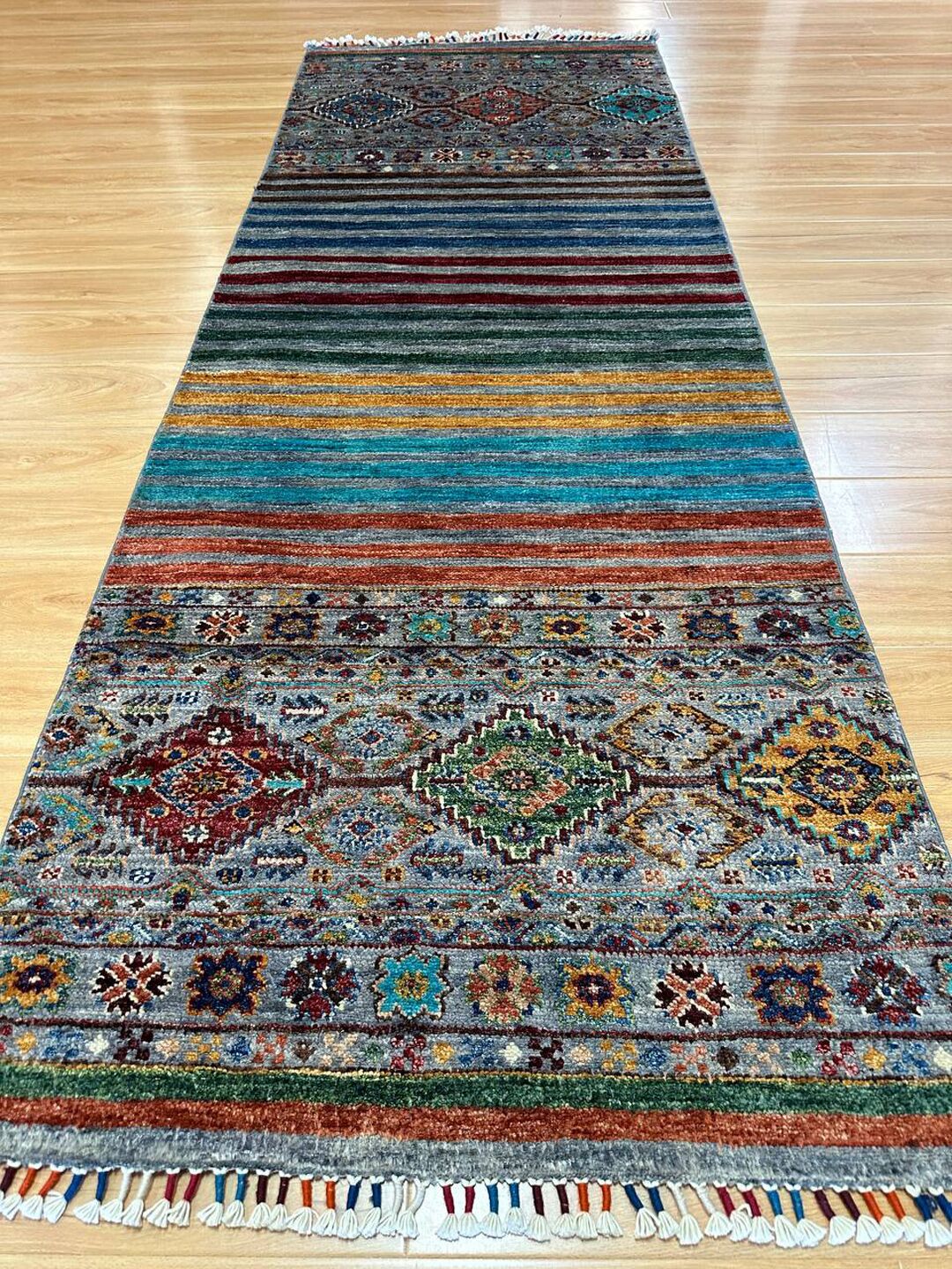 2.3 X 0.85 M Long Super Kazak Runner - Image 9