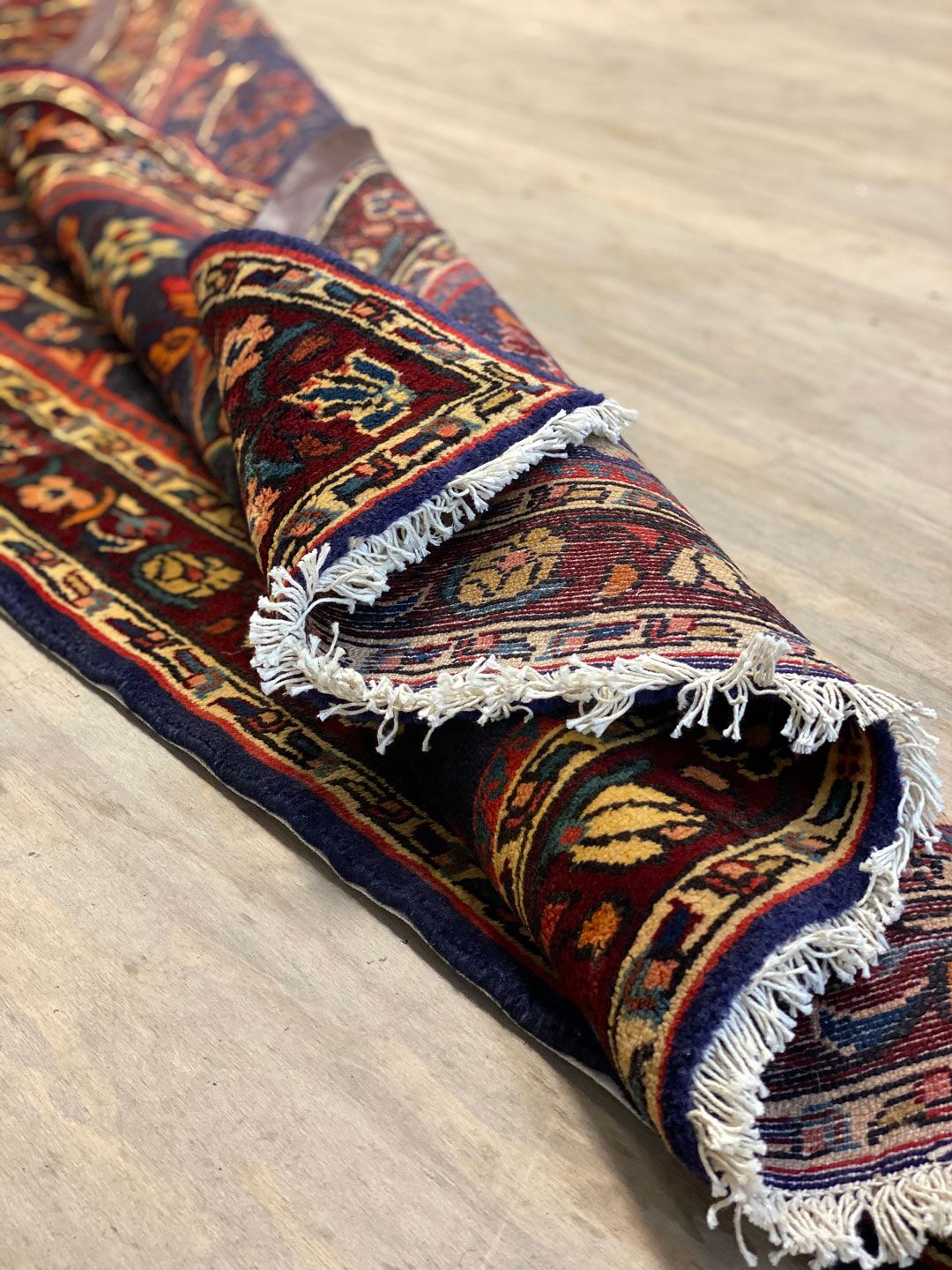 4M Long Tribal Handmade Hamedan Runner - Image 5