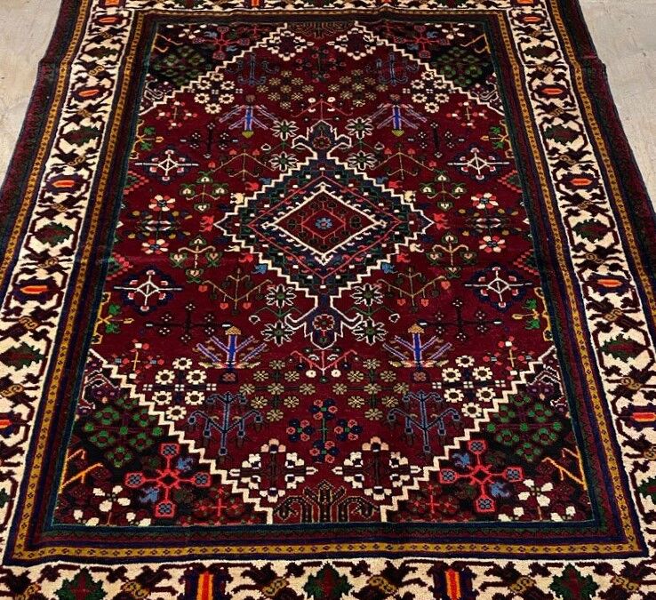 2x1.4M Persian Joshaghan Rug