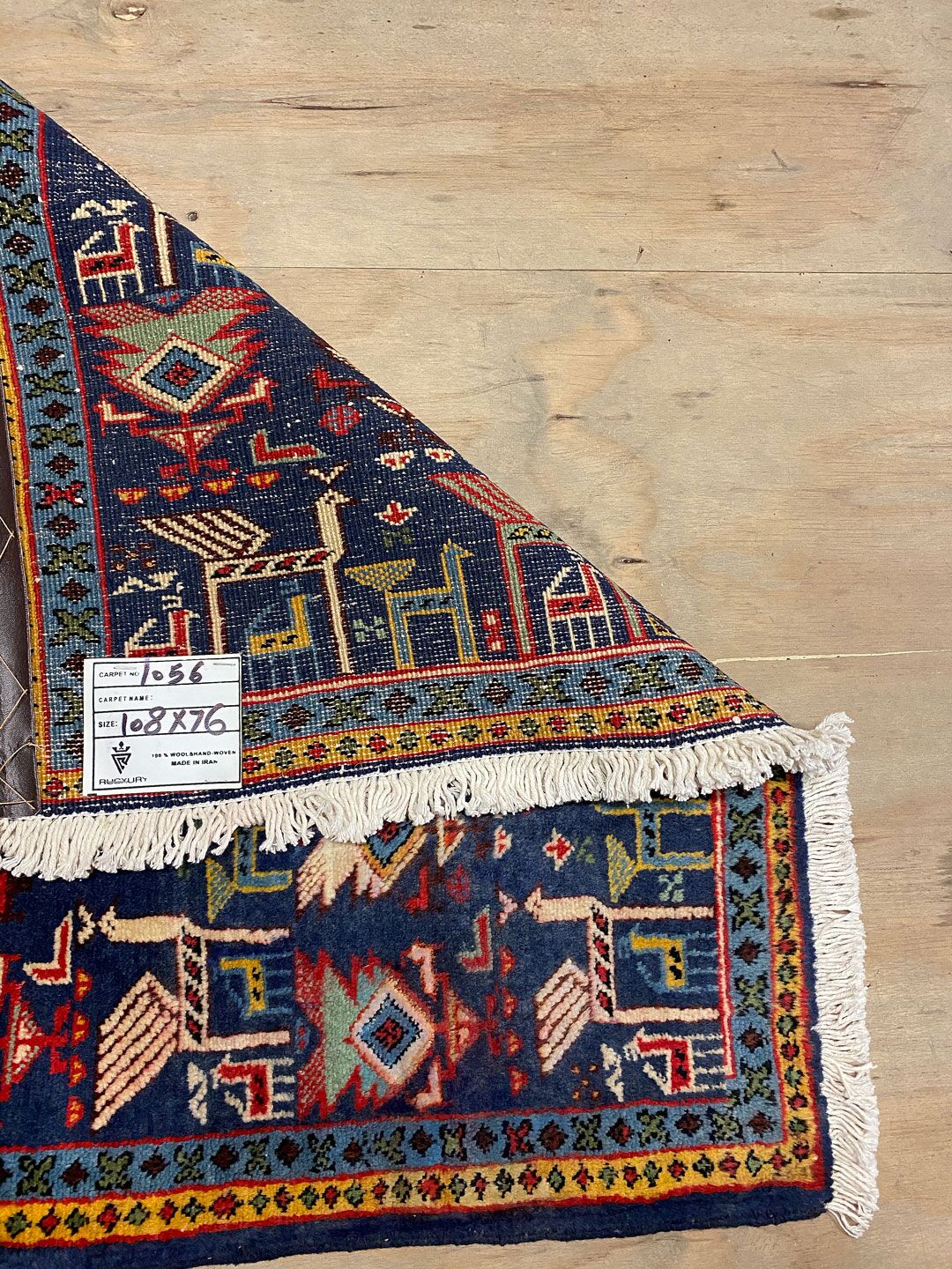 1.1x0.8M Hamedan Persian Rug - Image 2