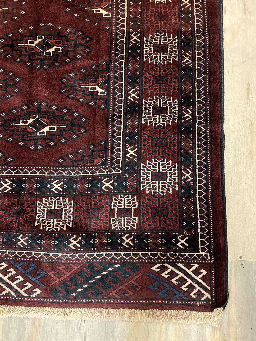 2.2x1.5M Bokhara Turkoman Persian Rug - Image 4