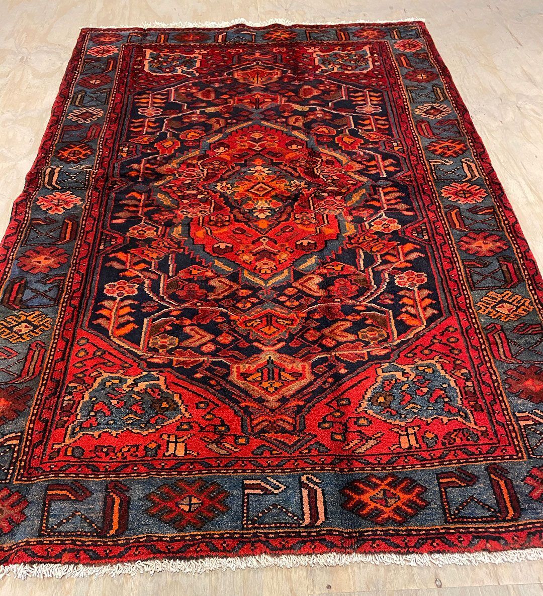 2x1.3M Old Zanjan Persian Rug - Image 4