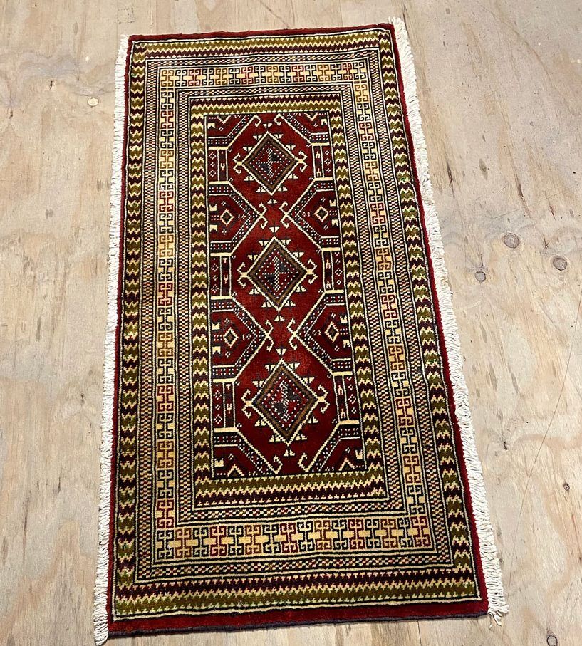 1.1x0.5M Persian Balouchi Nomadic Rug - Image 2