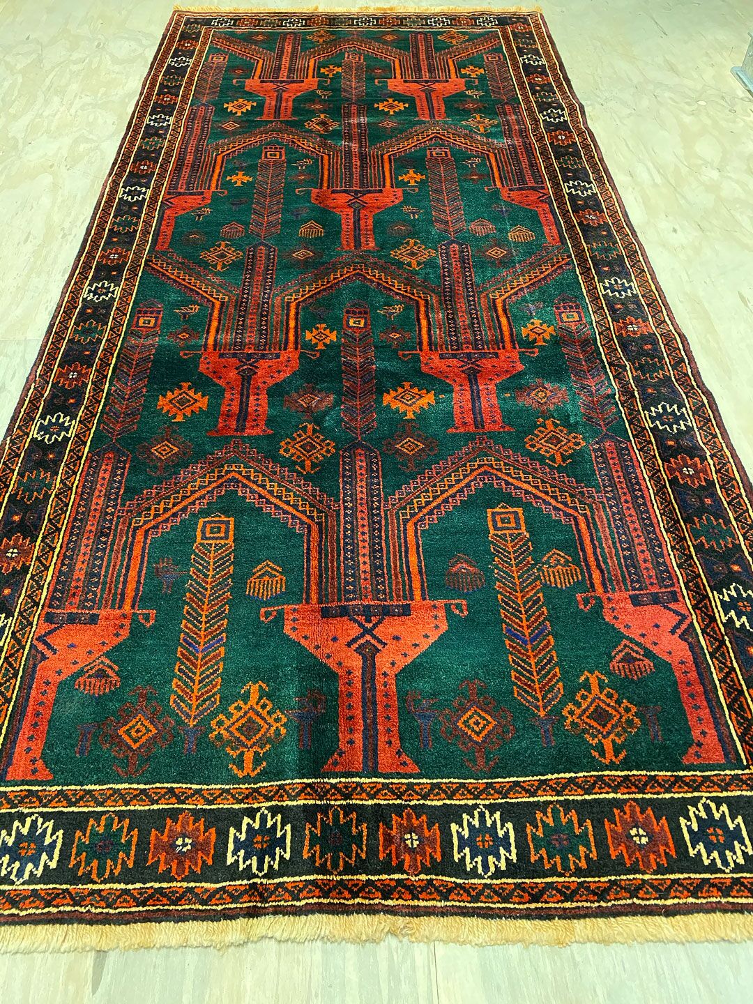 2.6x1.2M Kurdi Quchan Rug
