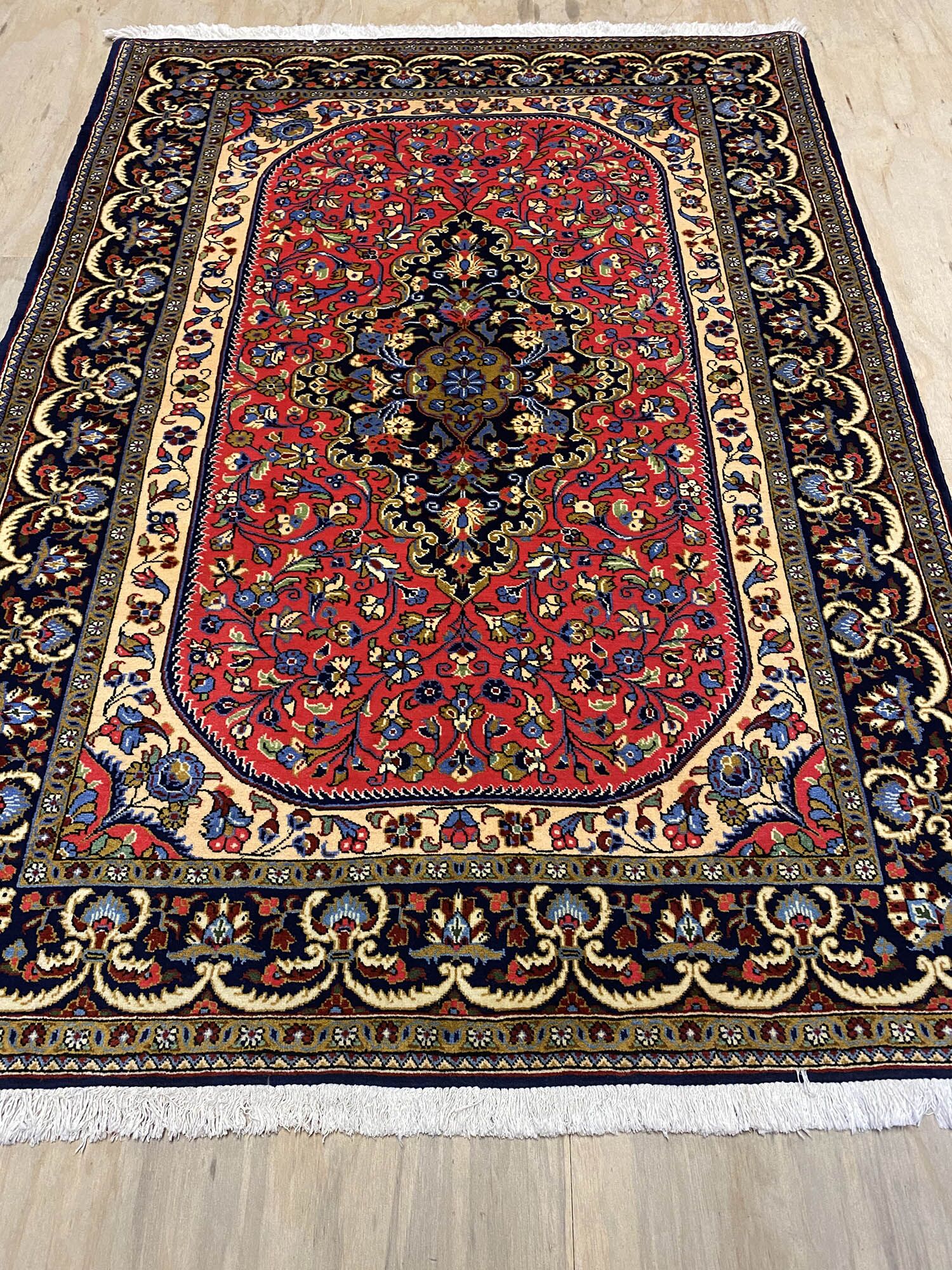 1.5x1.1M Superfine Qom Rug - Image 3