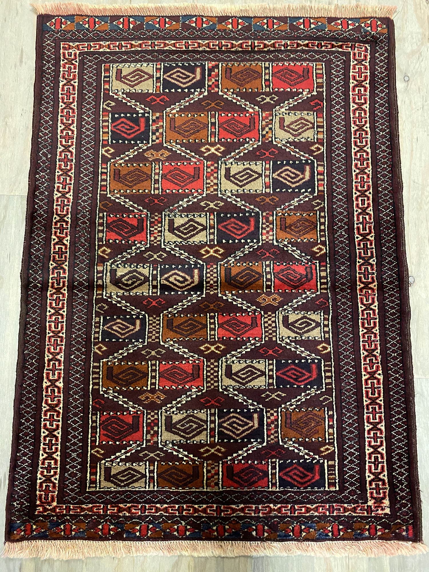 1.2X0.9M Persian Balouchi Rug - Image 6