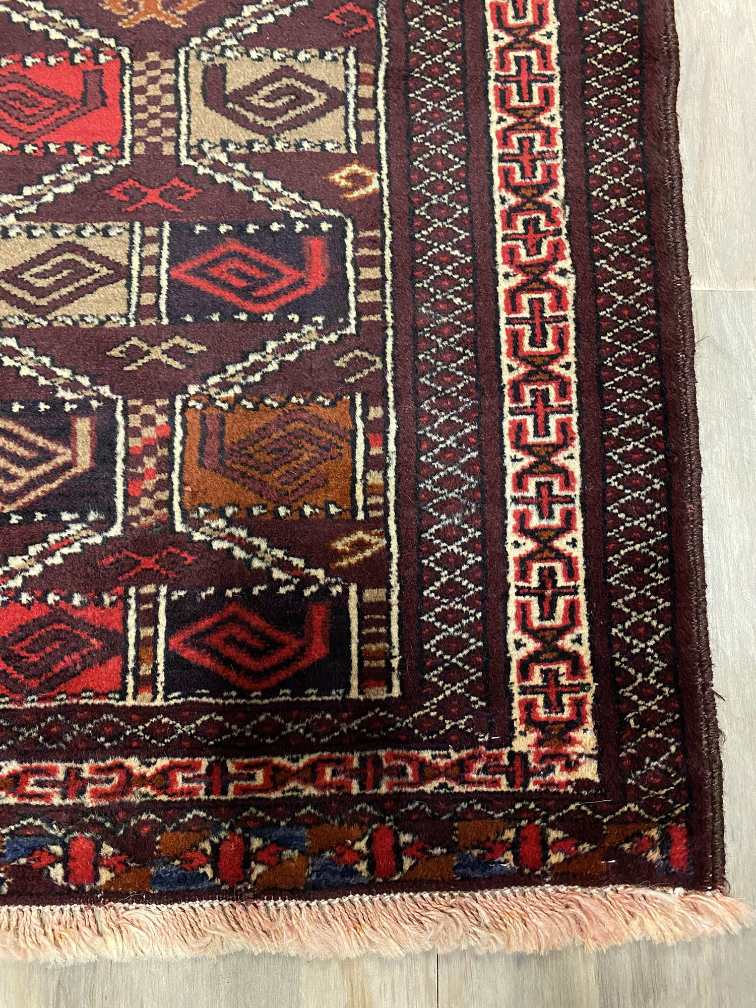 1.2X0.9M Persian Balouchi Rug - Image 7