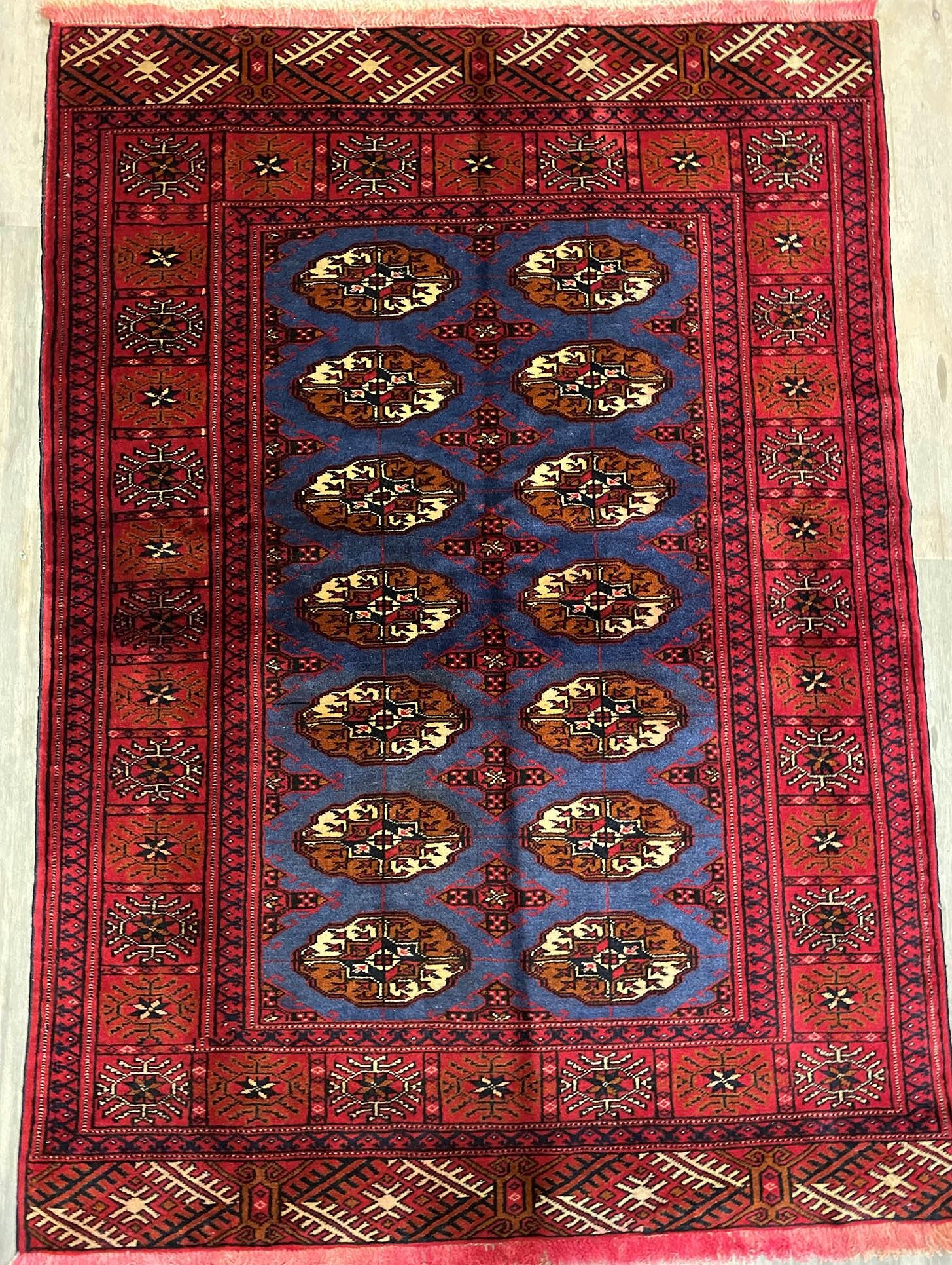 1.5x1M Bokhara Turkoman Persian Rug