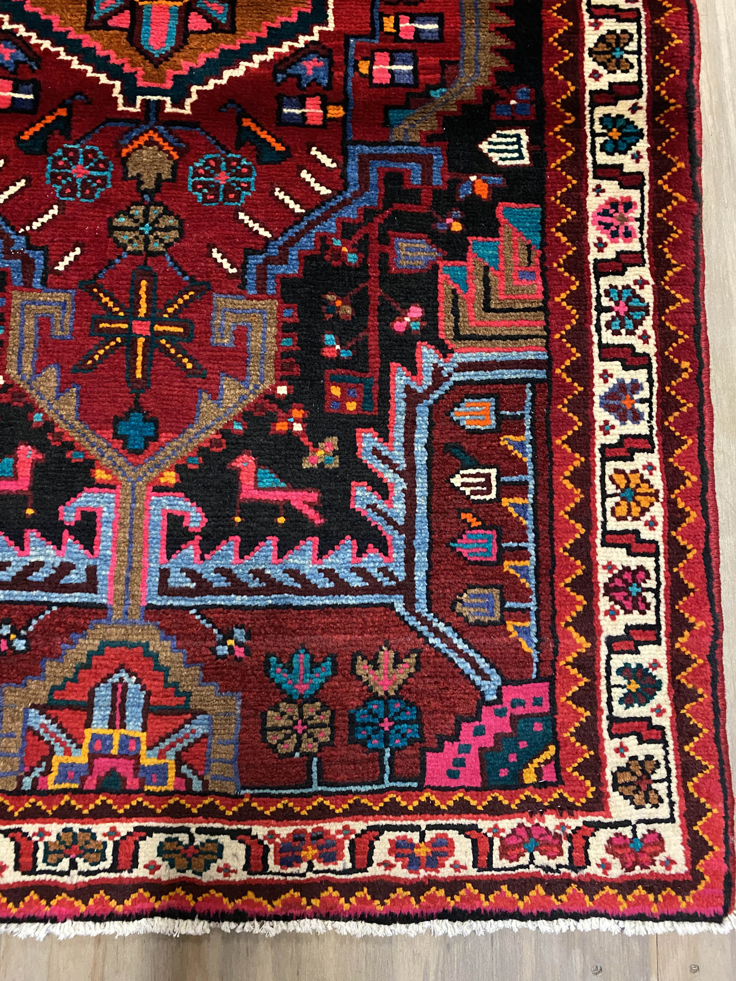 1.4x0.8M Village Tuserkan Persian Rug - Image 4