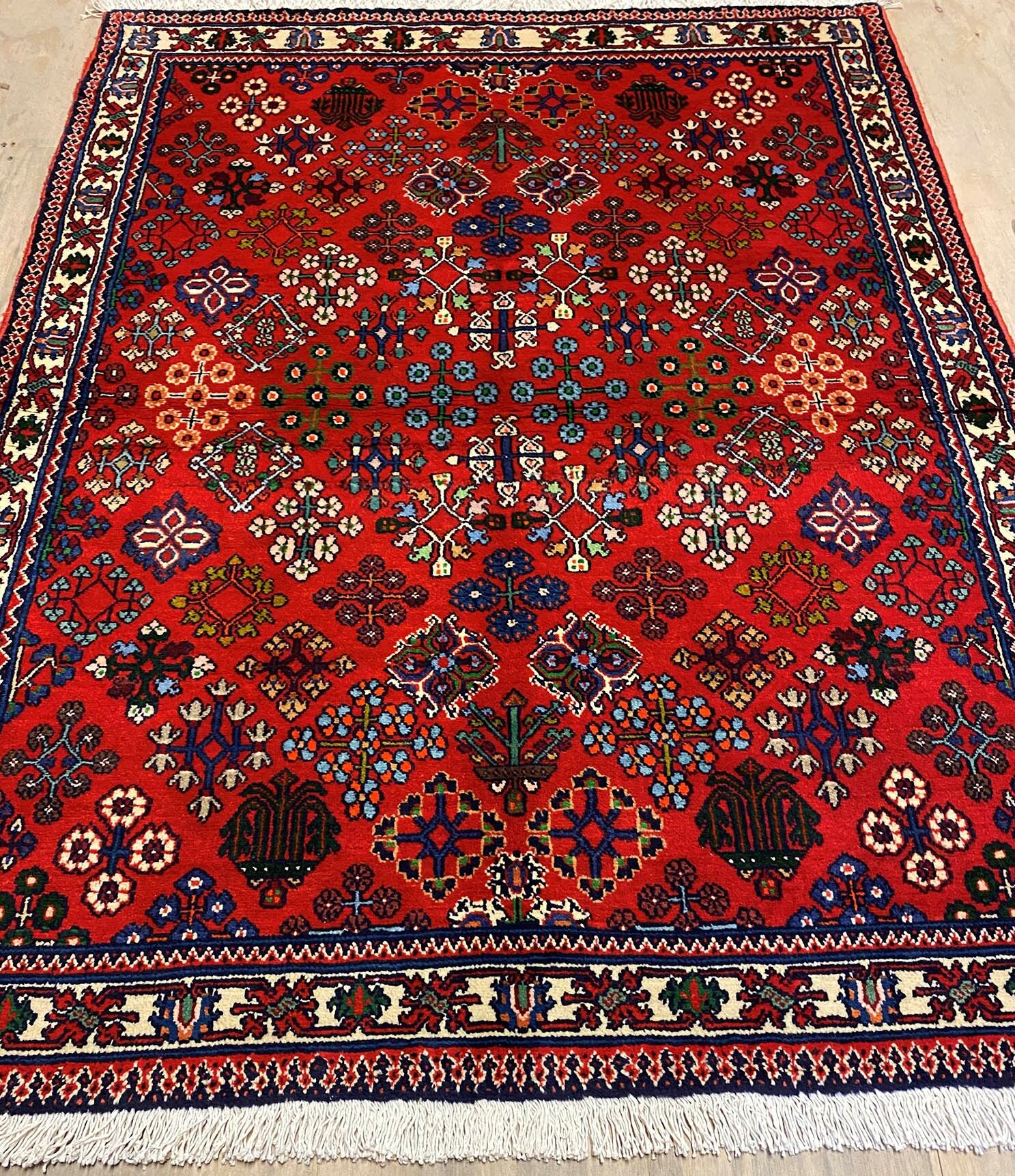 1.4x1M Persian Joshaghan Rug - Image 3