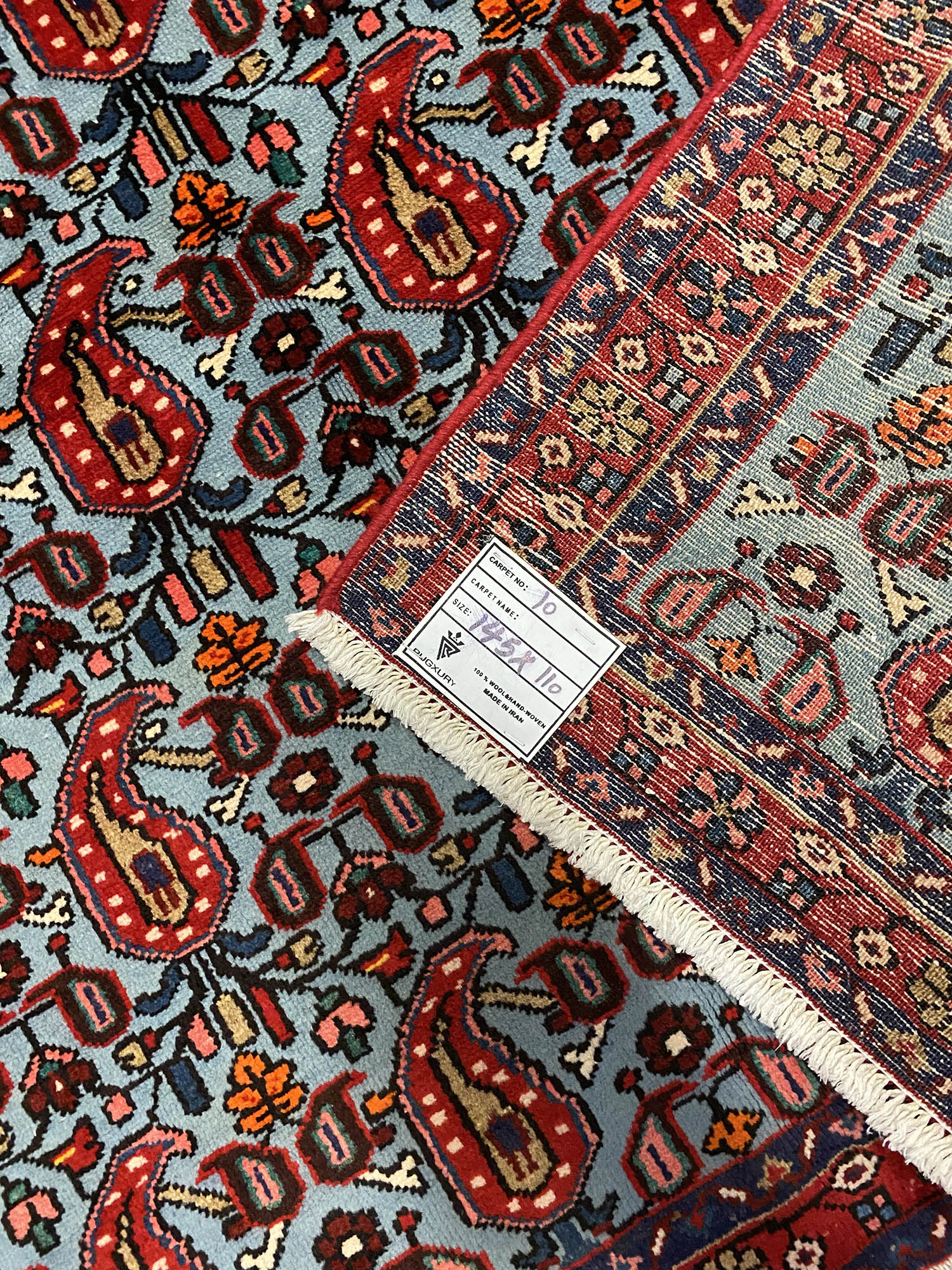 Persian Hamadan Paisley Design (Saveh Boteh) - Image 5