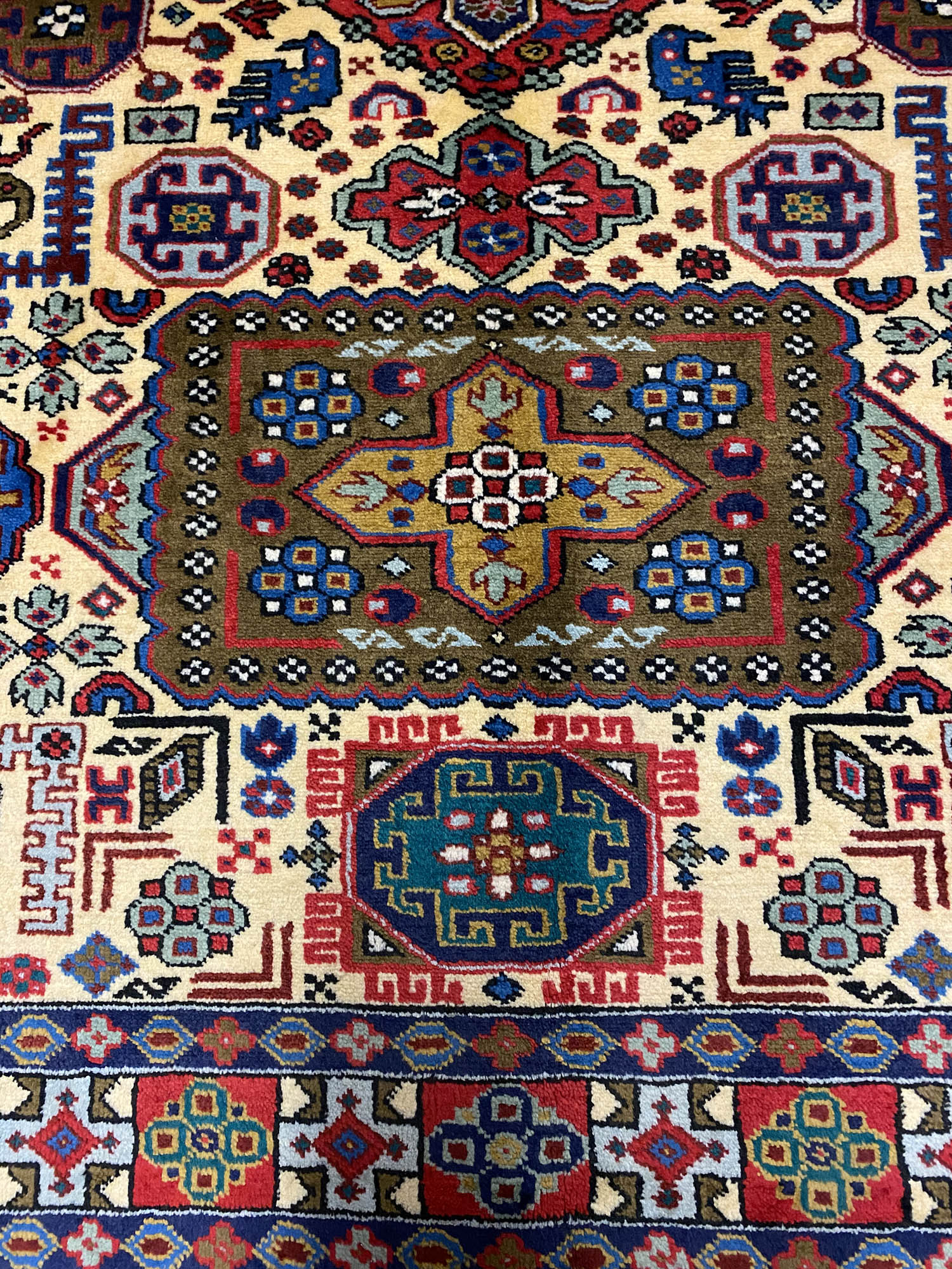1.6x1.1M Persian Ardebil Pictorial Rug - Image 2