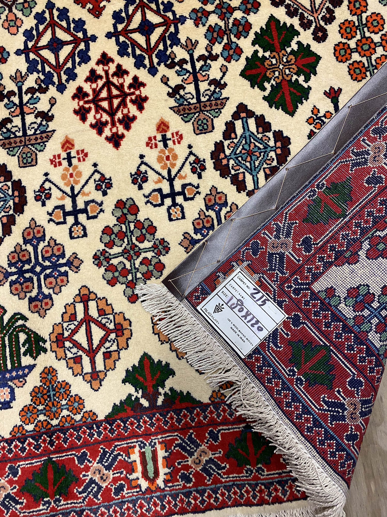 1.8x1.2M Persian Joshaghan Rug - Image 4