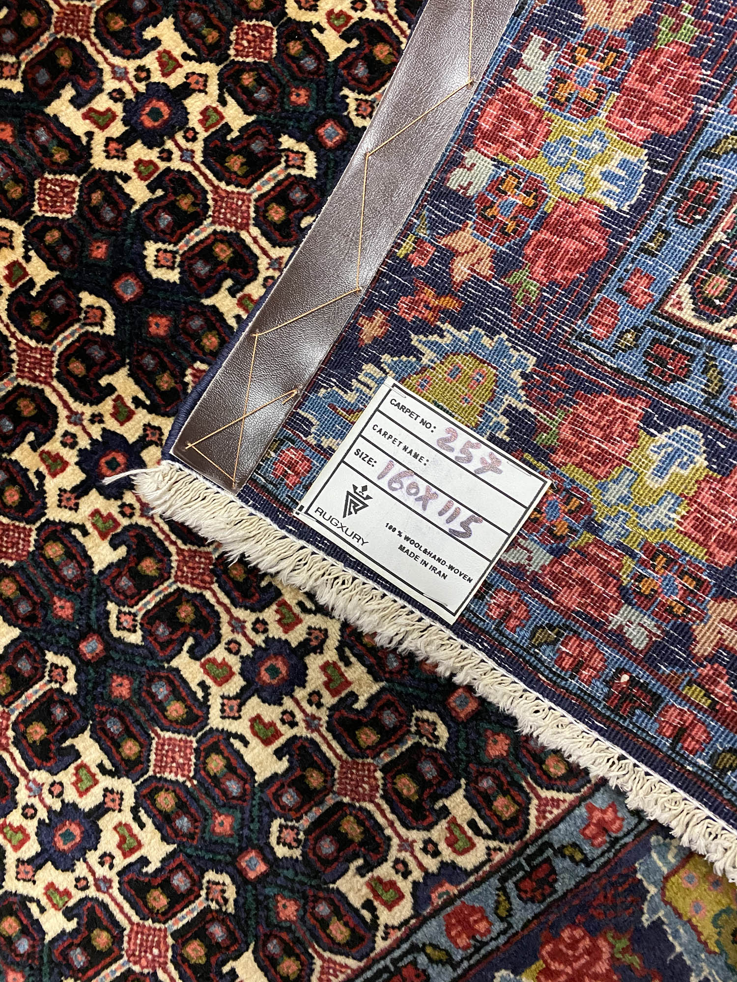 1.6x1.1M Fine Persian Iron Bijar Rug - Image 5