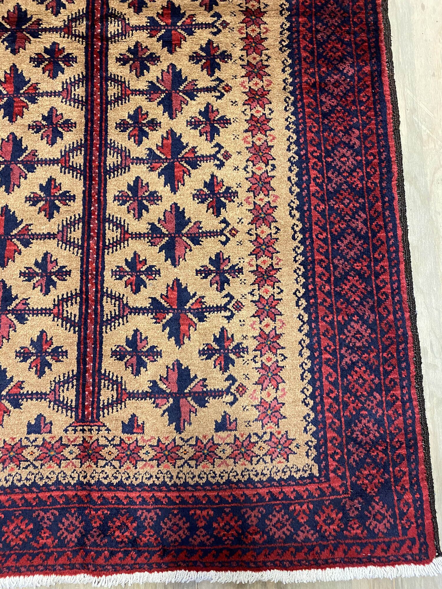 1.7x1M Antique Prayer Rug (Balouchi) 80years Old - Image 6